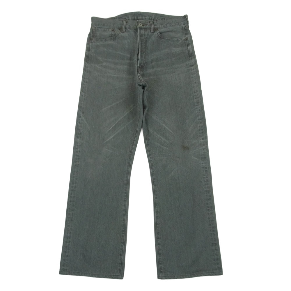 TENDERLOIN テンダーロイン ボタンフライ シンチバック ジーンズ デニム パンツ 日本製 グレー系 30【中古】