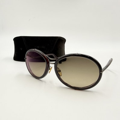 TOM FORD(トムフォード)Mia TF136 サングラス ラウンドフレーム ブラウン系 グラデーションレンズ レディース メンズ ユニセックス 52P 61□18 125