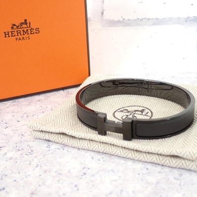 エルメス HERMES ブレスレット クリックHH ブラック【中古】【Aランク】