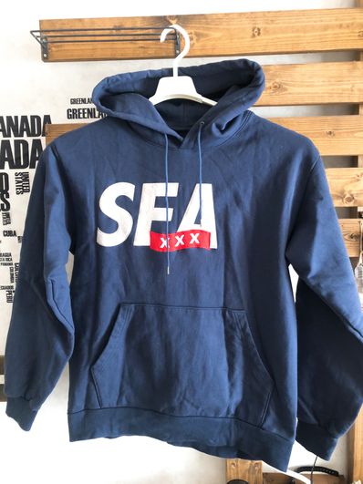 WIND AND SEA GOD SELECTION XXX HOODIE "Navy"