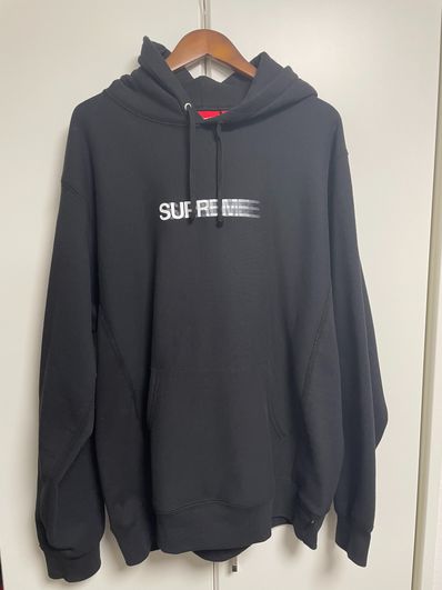 Supreme Motion Logo Hooded Sweatshirt "Black" (20SS)
