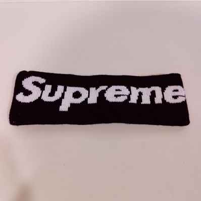 Supreme / New Era® Big Logo Headband "Black"