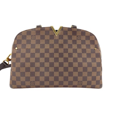 ヴィトン LV ダミエ 2WAYケンジントン・ボーリング ハンドバッグ【中古】