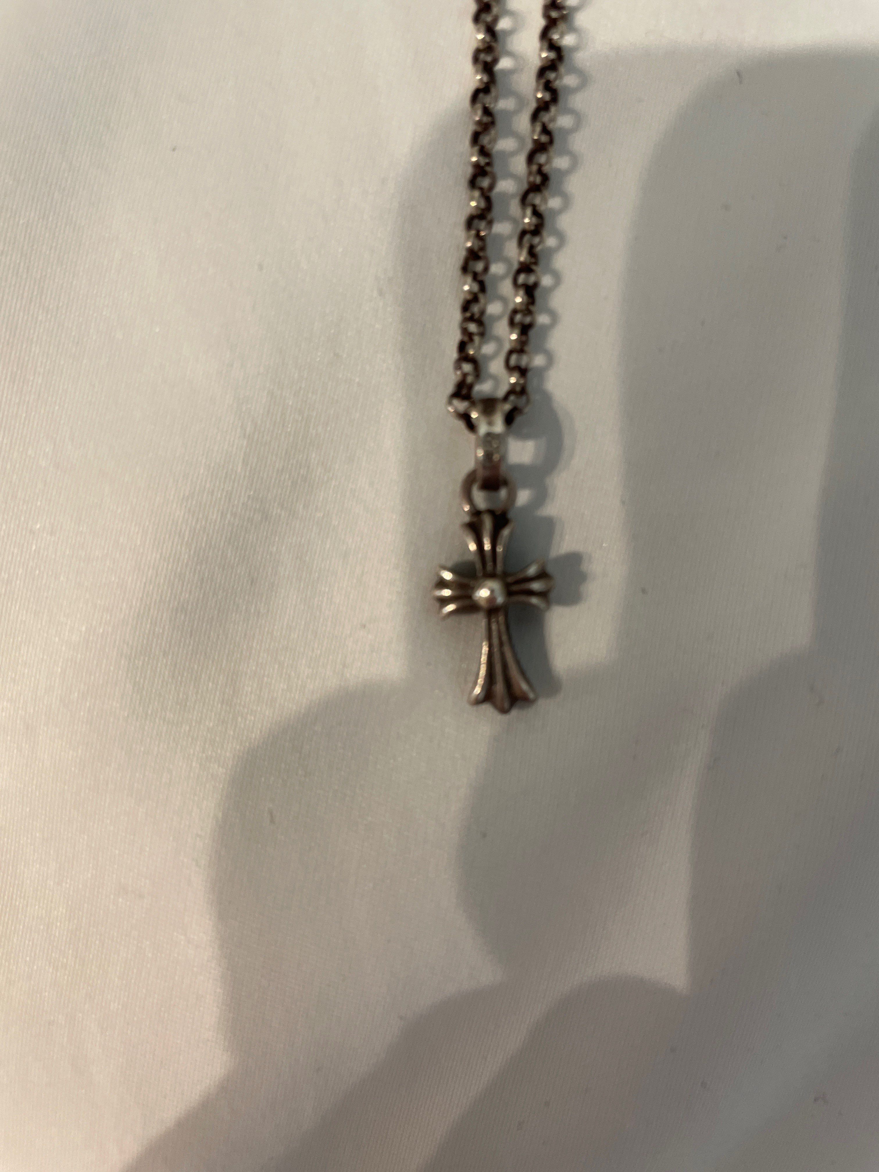 Chrome Hearts CH Cross Baby Fat Charm "Silver"