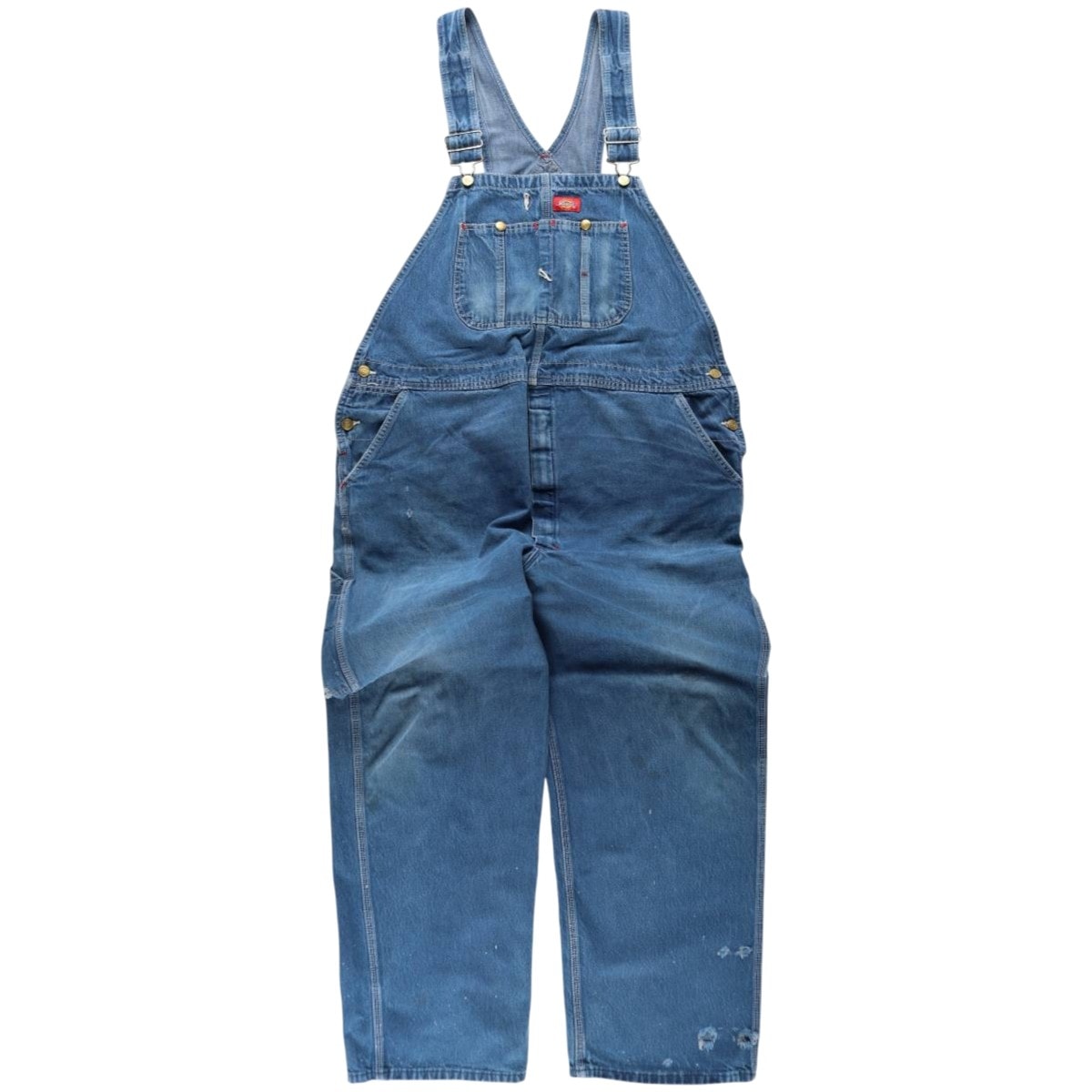 古着 ビッグサイズ ディッキーズ Dickies デニムオーバーオール メンズw46相当/eaa630408