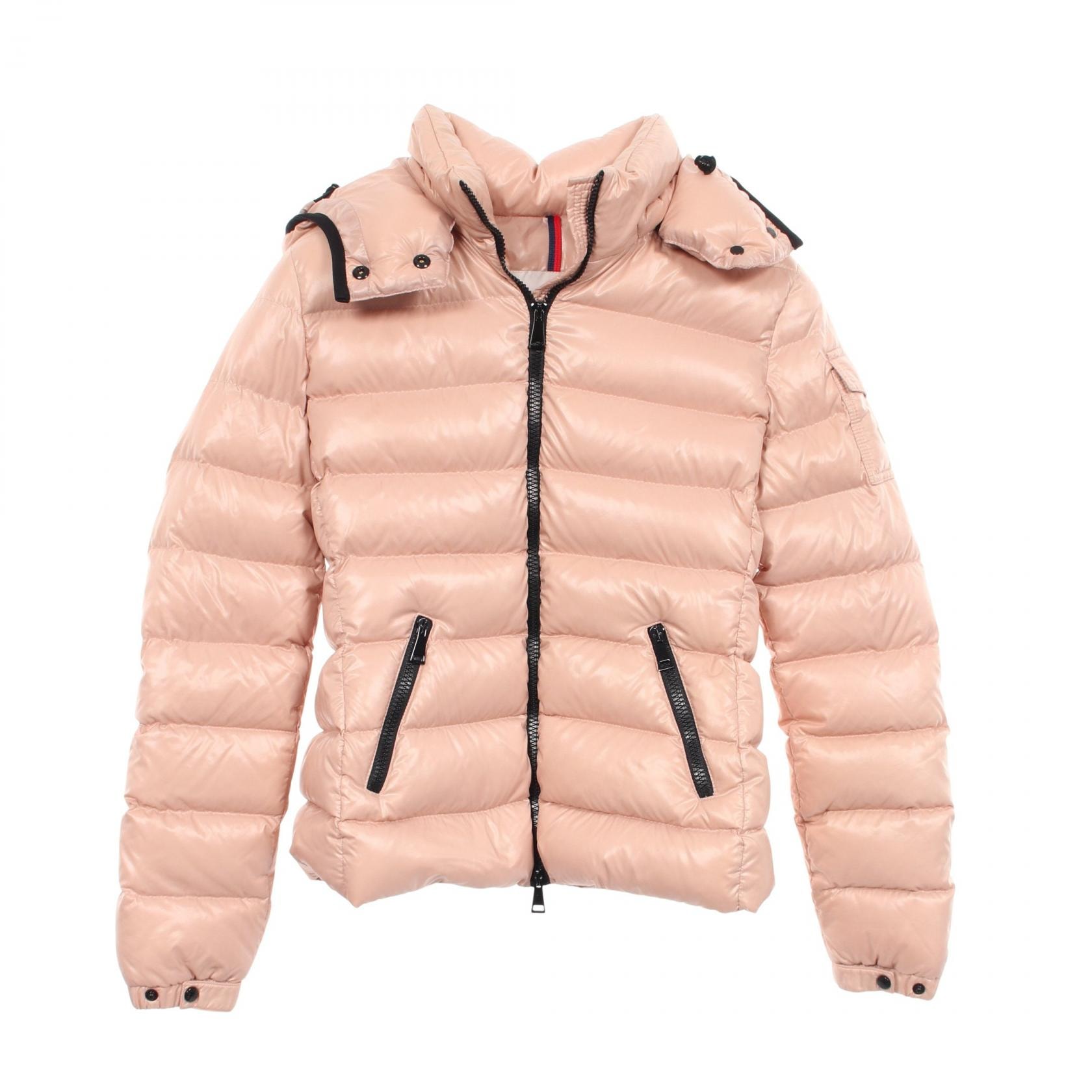 モンクレール MONCLER BADY バディ ダウンジャケット 衣料品 アウター ナイロン レディース ピンク系 【中古】