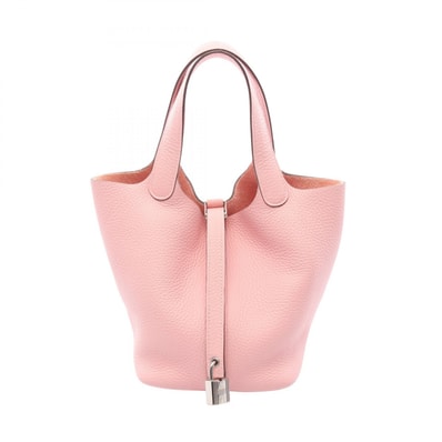 エルメス HERMES ピコタンロックPM ハンドバッグ バッグ レザー トリヨンクレマンス トリヨンクレマンス ローズサクラ B刻印(2023年製造) レディース ピンク系 【中古】