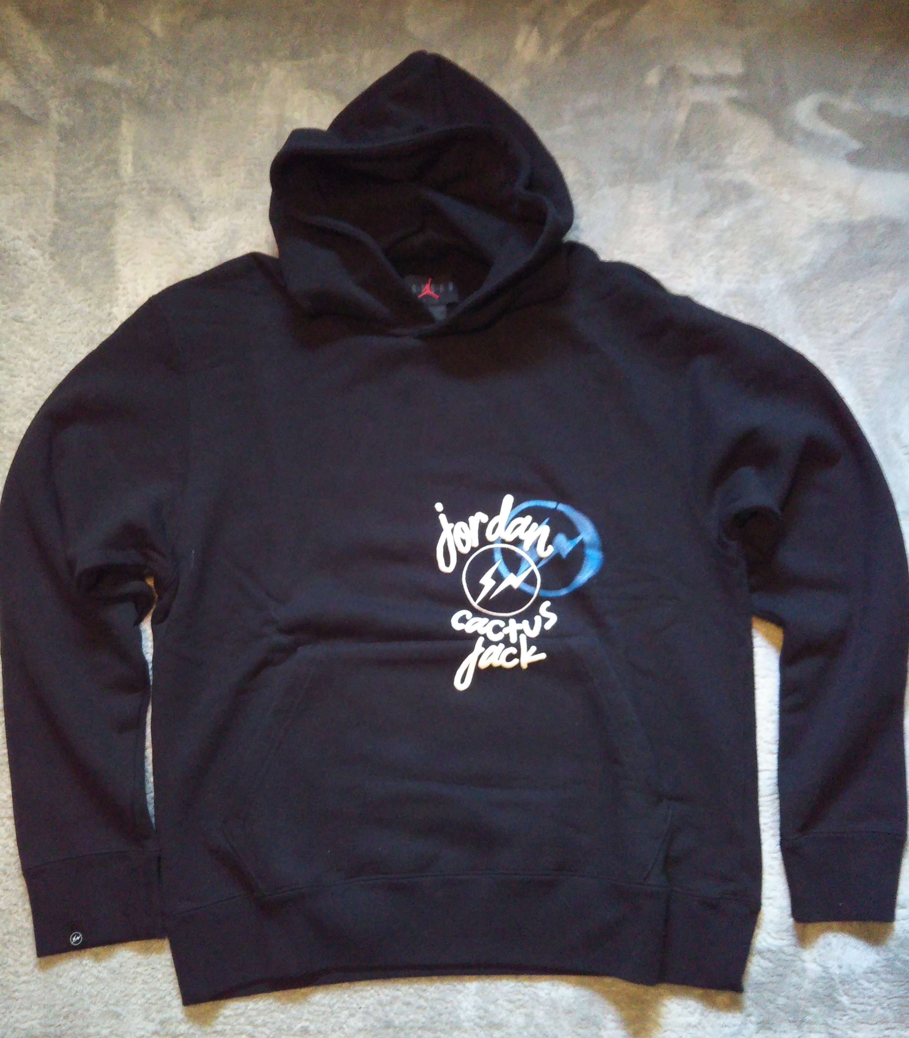 Air Jordan Travis Scott Fragment Hoodie "Black"