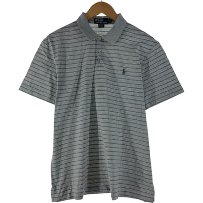 古着 ラルフローレン Ralph Lauren POLO by Ralph Lauren 半袖 ボーダー ポロシャツ メンズM相当/eaa565077