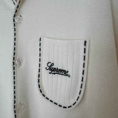 Supreme Contrast Stitch Button Up "Natural"