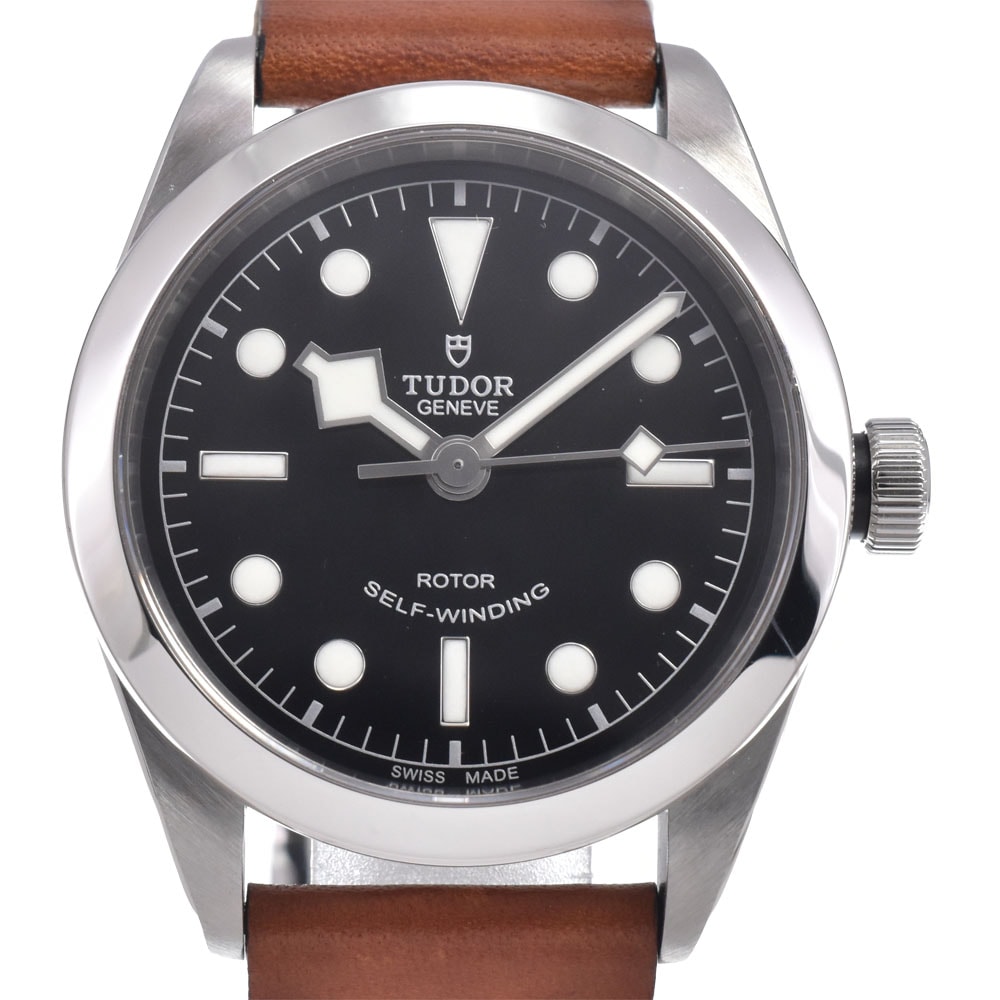 チューダー TUDOR 79500 ヘリテージ ブラックベイ ブラック 自動巻き メンズ 美品 保証書付き 腕時計 J#150396