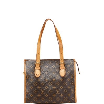 ルイ ヴィトン モノグラム ポパンクール オ ハンドバッグ M40007 ブラウン PVC レザー レディース LOUIS VUITTON 【中古】