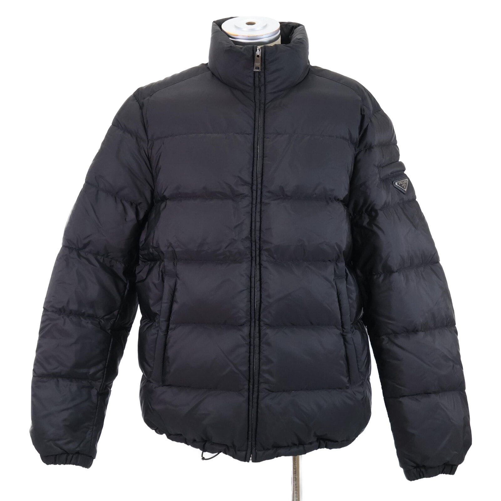 プラダ 【国内正規】SGY091 トライアングルロゴプレート付 ダウン 54