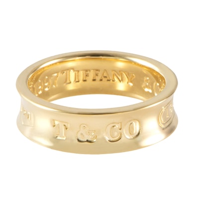TIFFANY&Co. ティファニー 1837 リング・指輪 10号 ゴールド【中古】