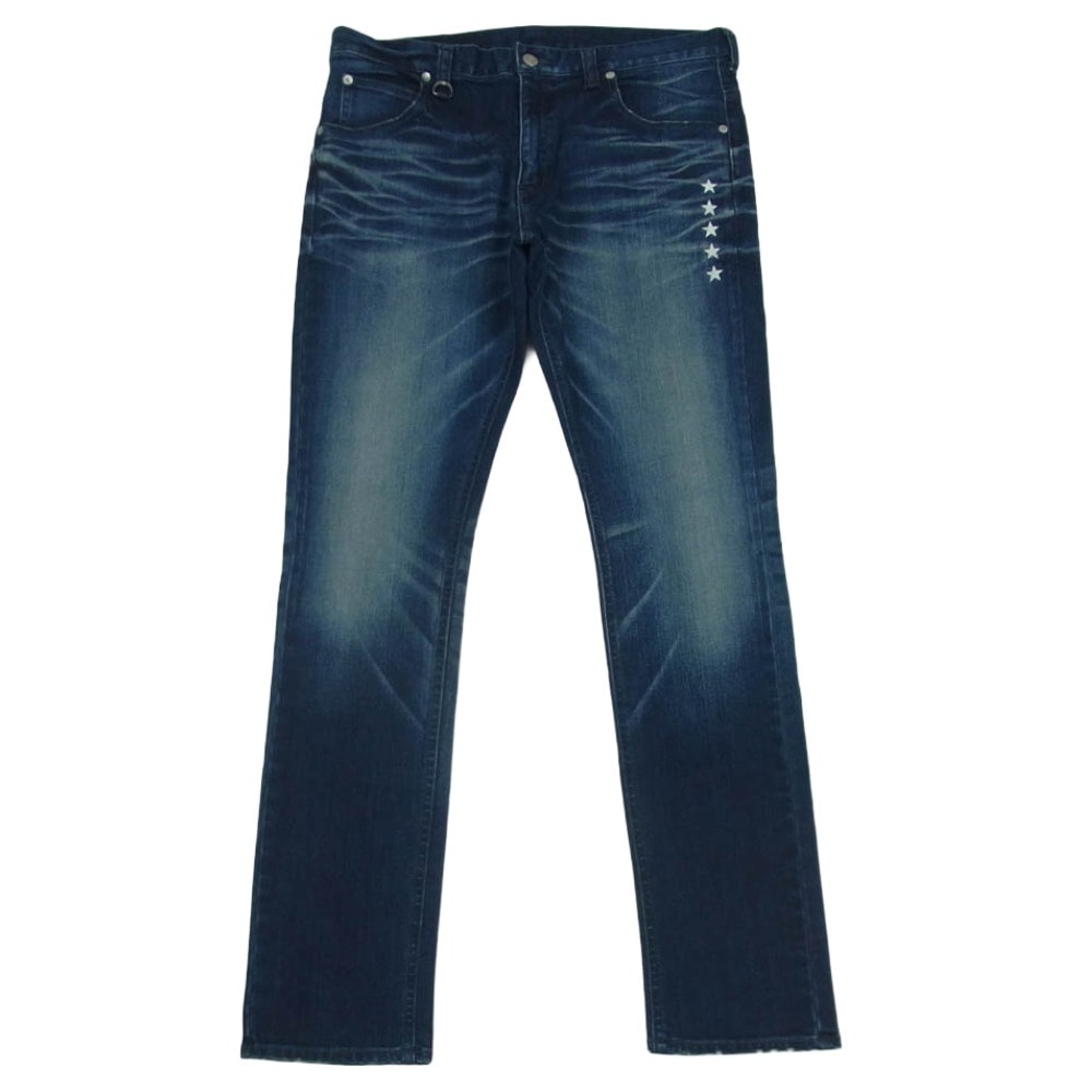 uniform experiment ユニフォームエクスペリメント 16AW UE-167007 DAMAGED STRETCH SKINNY JEANS ダメージ ストレッチ スキニー ジーンズ デニム パンツ 3【中古】