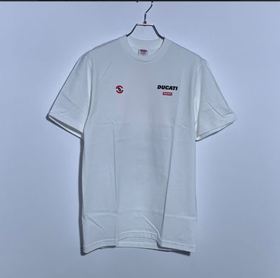 Supreme x Ducati Logos Tee "White"