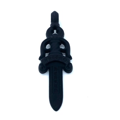Chrome Hearts Rubber Large Dagger Silicon Necklace "Black"