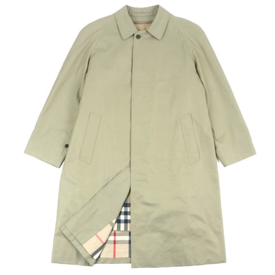 良品 バーバリーロンドン
ステンカラーコート カーキ メンズ 94-175-6(Lサイズ相当)