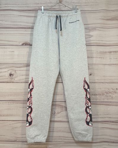 Chrome Hearts Matty Boy Brain Sweatpants "Heather Grey"
