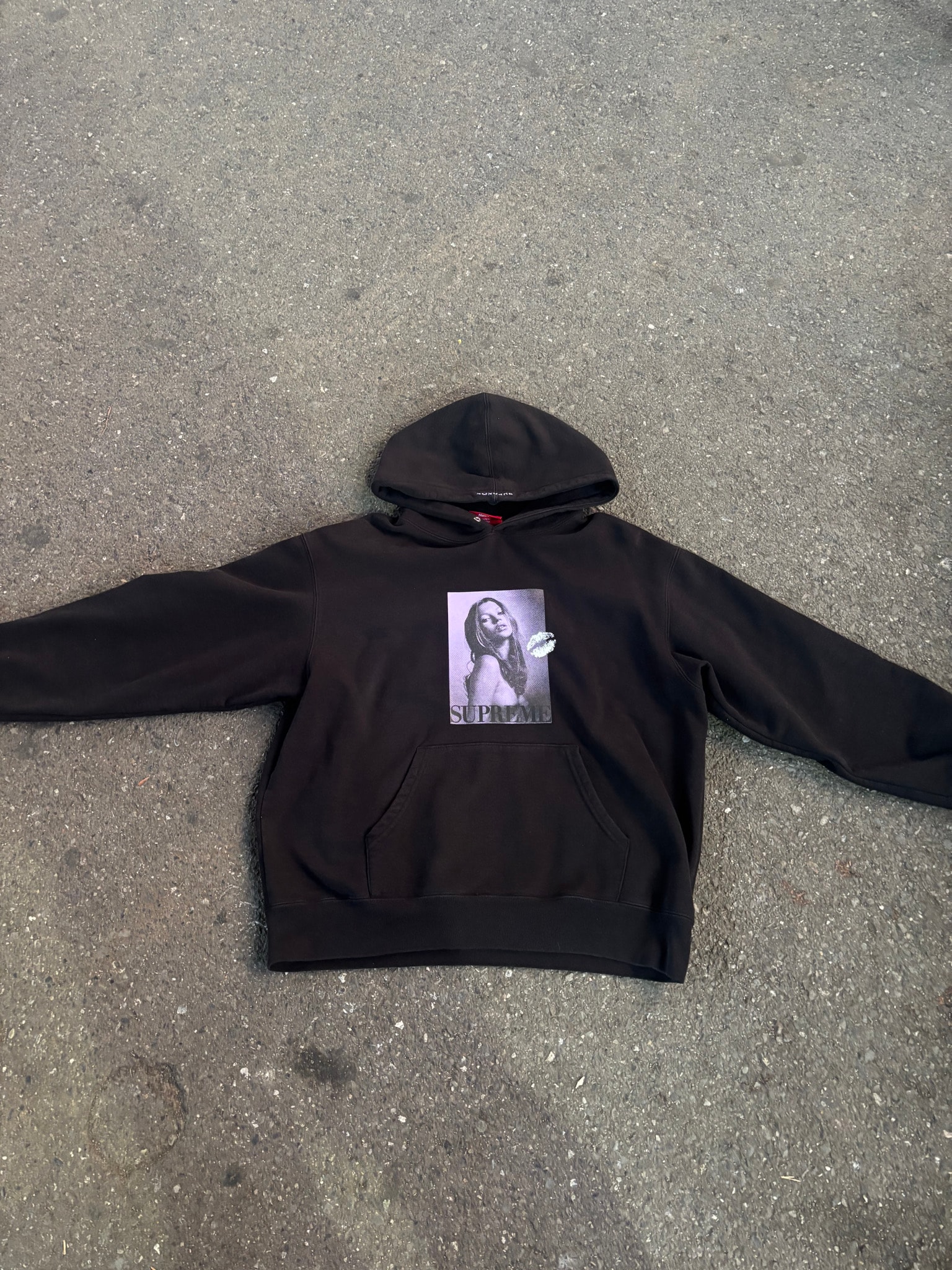 Supreme Kate Moss Hooded Sweatshirt "Black"