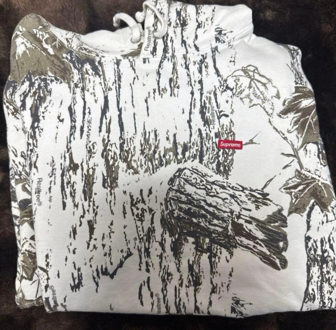 Supreme Small Box Hooded Sweatshirt "Snow Camo" (24SS)