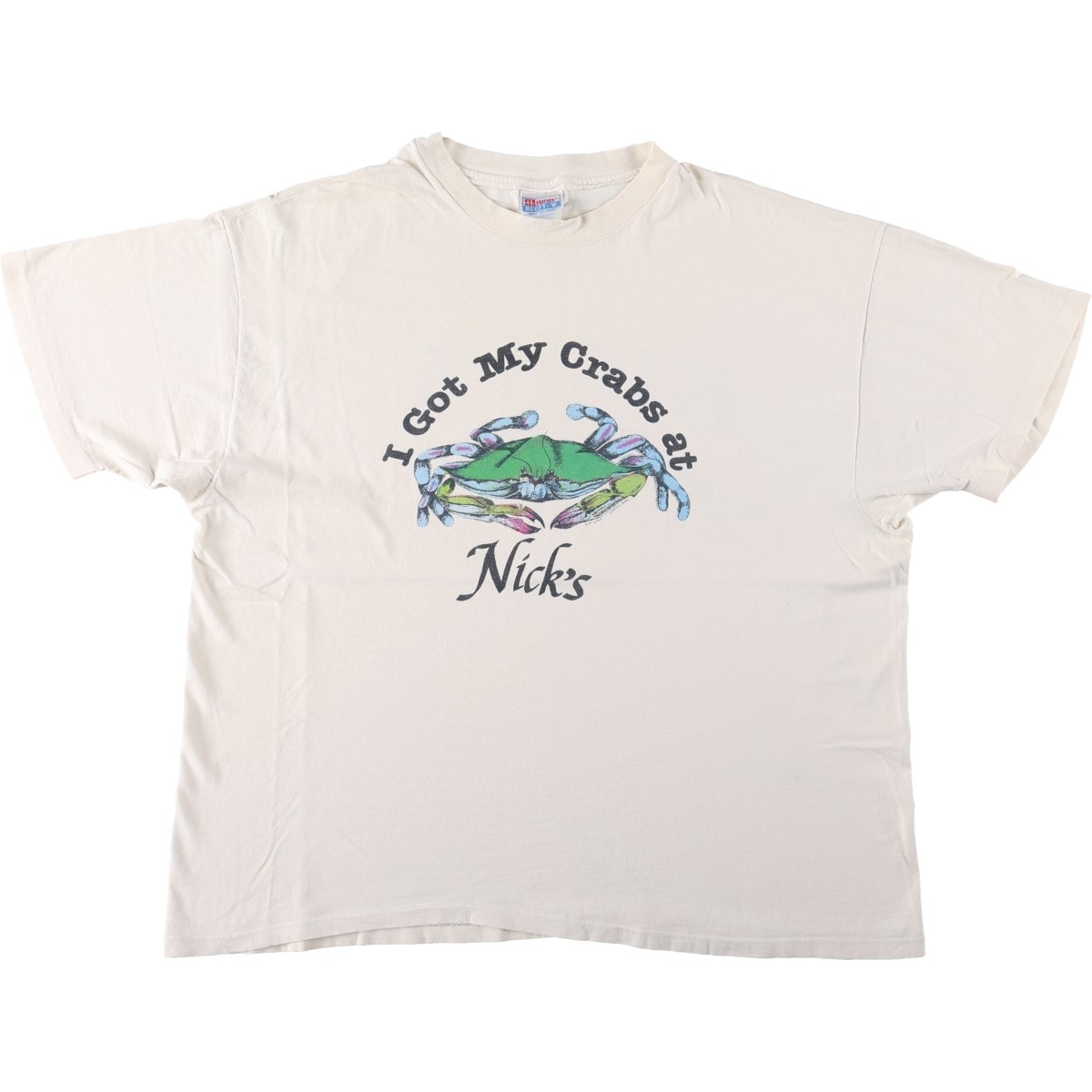 古着 90年代 ヘインズ Hanes BEEFY-T プリントTシャツ USA製 メンズXXL相当/eaa642407
