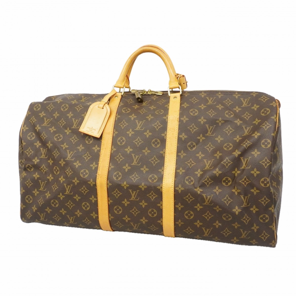【6fa1477】ルイヴィトン ボストンバッグ モノグラム キーポル60 M41422 ブラウン【中古】メンズ レディース ユニセックス
