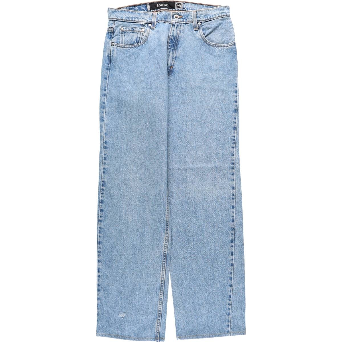 古着 90年代 リーバイス Levi's SILVER TAB シルバータブ LOOSE ルーズ テーパードデニムパンツ USA製 レディースXL(w31)相当 ヴィンテージ/eaa664499
