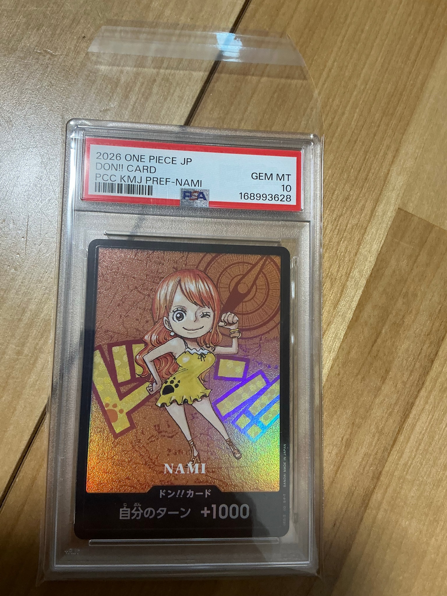 PSA10】ドン!!カード : ナミ (プレミアムカードコレクション「熊本県