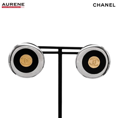 CHANEL シャネル ラウンド ココマーク イヤリング
メタル シルバー レディース
【中古】