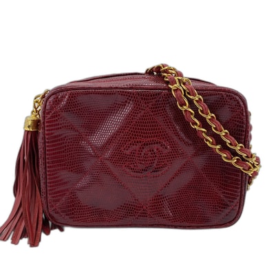 シャネル CHANEL ショルダーバッグ リザード【中古】