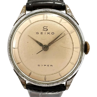 SEIKO セイコー スピリット V158-0AZ0 腕時計 真鍮/ステンレススチール ホワイト 手巻き ホワイト文字盤 メンズ【中古】