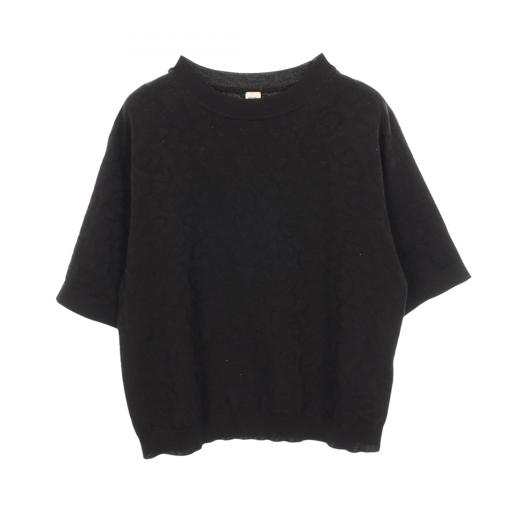 エルメス HERMES ナウサ シェーヌダンクル ニット 衣料品 トップス シルク シルク レディース ブラック系 【中古】