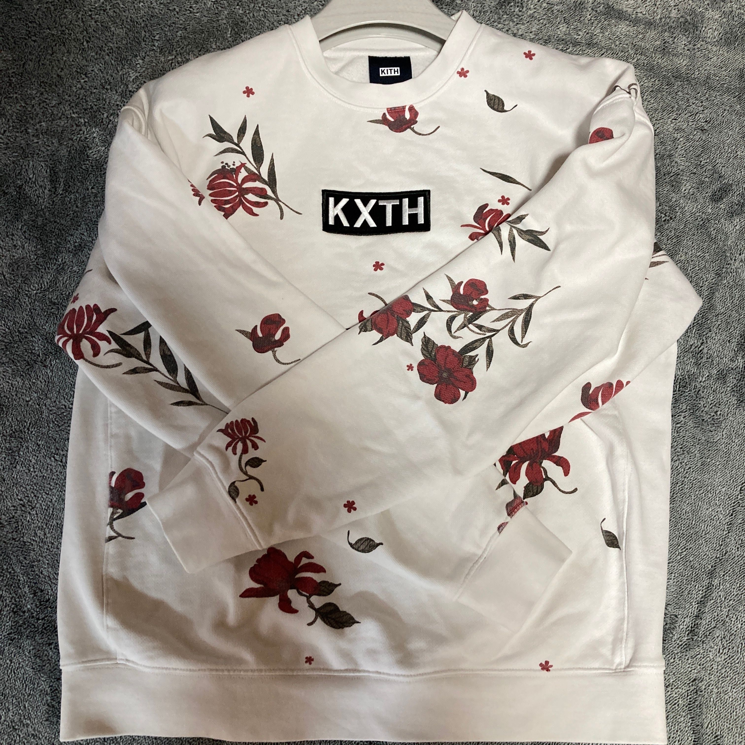 Kith Summer Floral Crewneck "White"