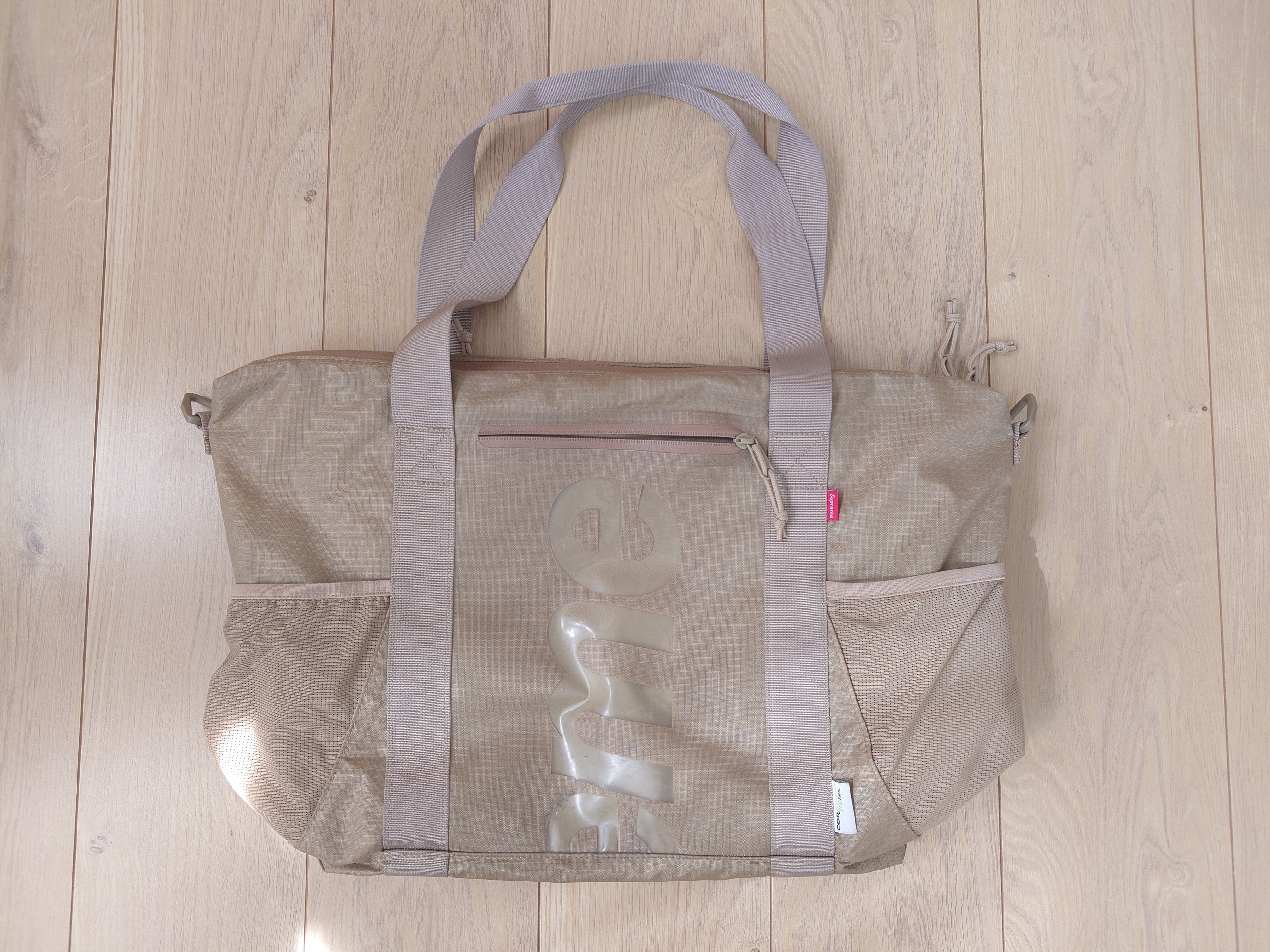 ［新品・未使用］supreme21SS Zip Tote Tan Supreme Zip Tote 21SS 