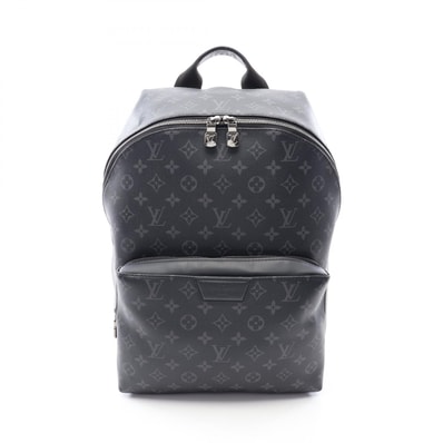 ルイ・ヴィトン LOUIS VUITTON アポロ モノグラムエクリプス リュックサック バックパック バッグ PVCコーティングキャンバス レザー メンズ ブラック系 M43186 【中古】