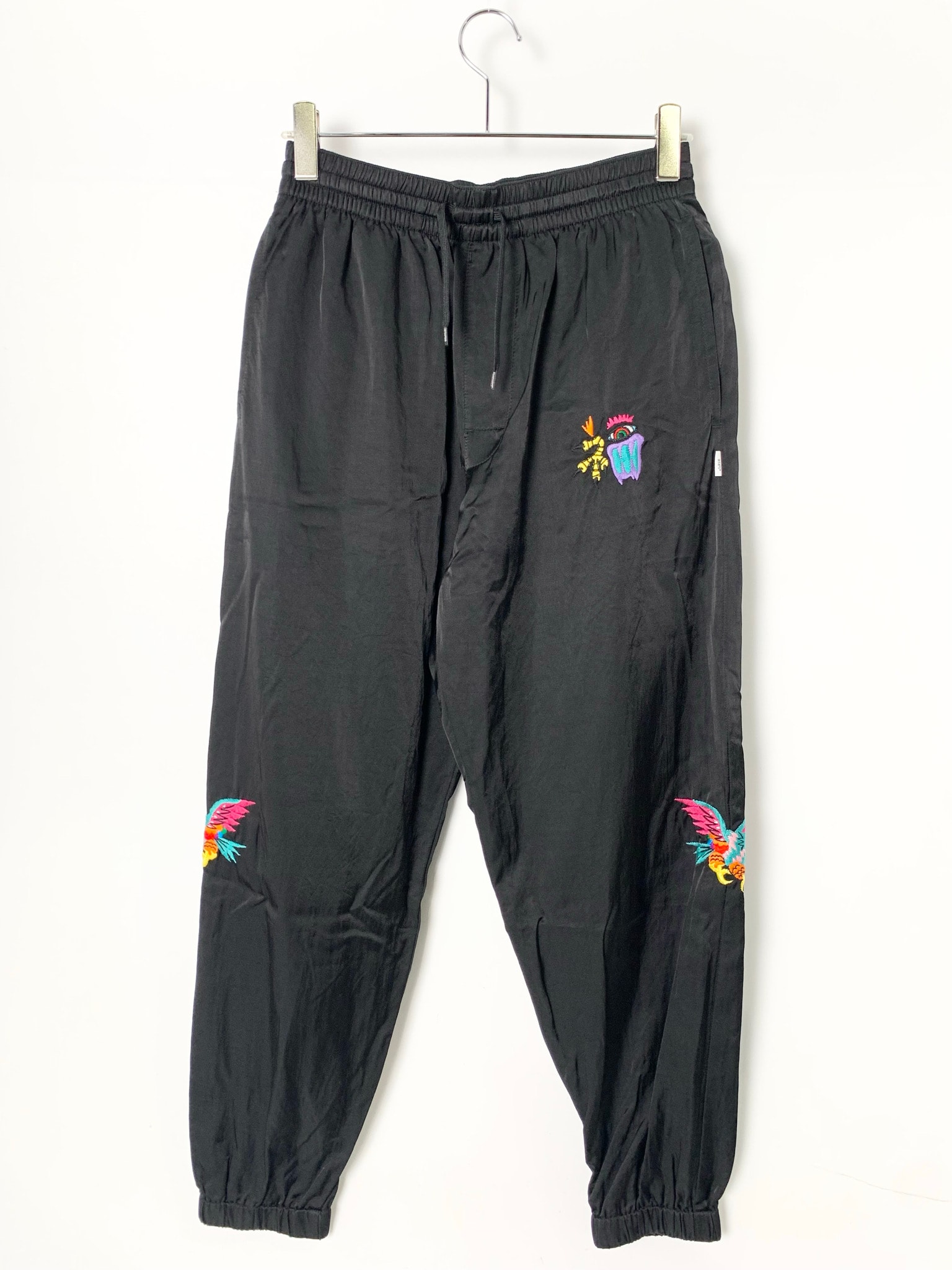 WTAPS18AW CRIBS/TROUSERS.RACO. Satin "black"