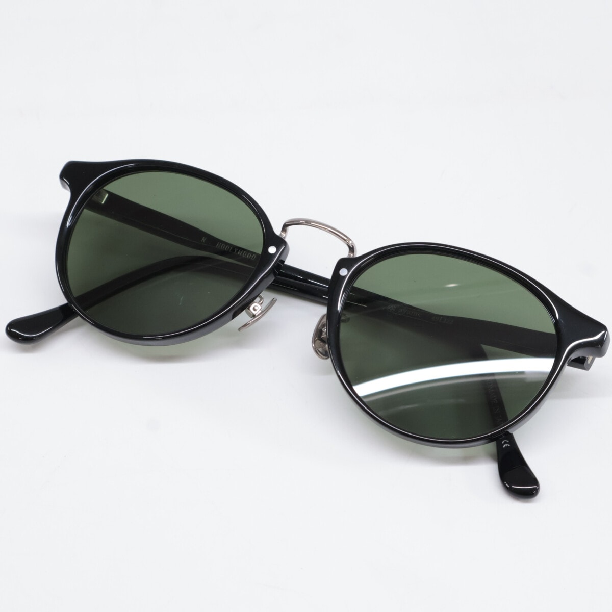 アヤメ ｘN.HOOLYWOOD【美品】AC22 ボストン セルフレーム 49□22