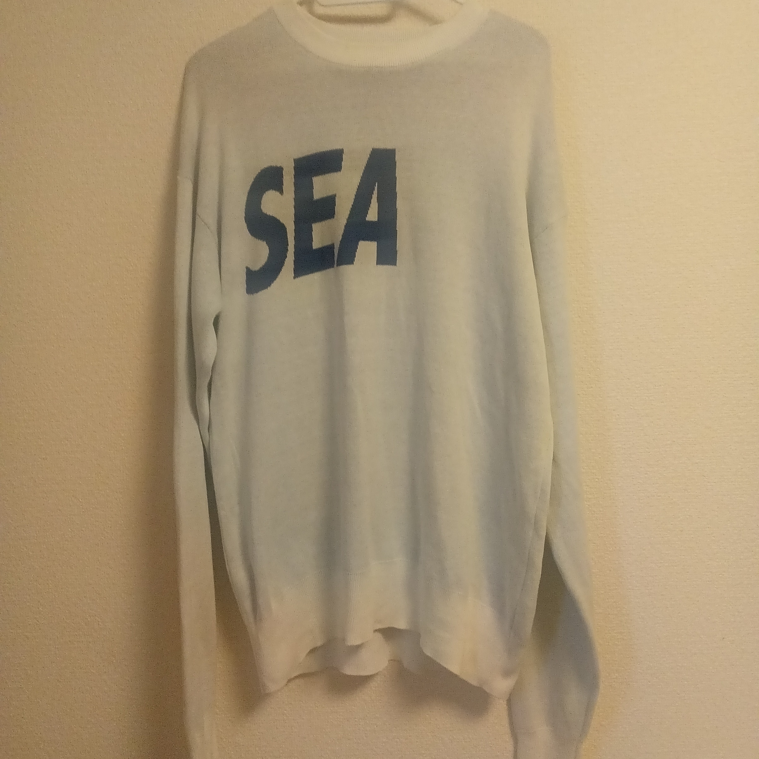 WIND AND SEA Shaggy BIGSEA Knit Sweater 