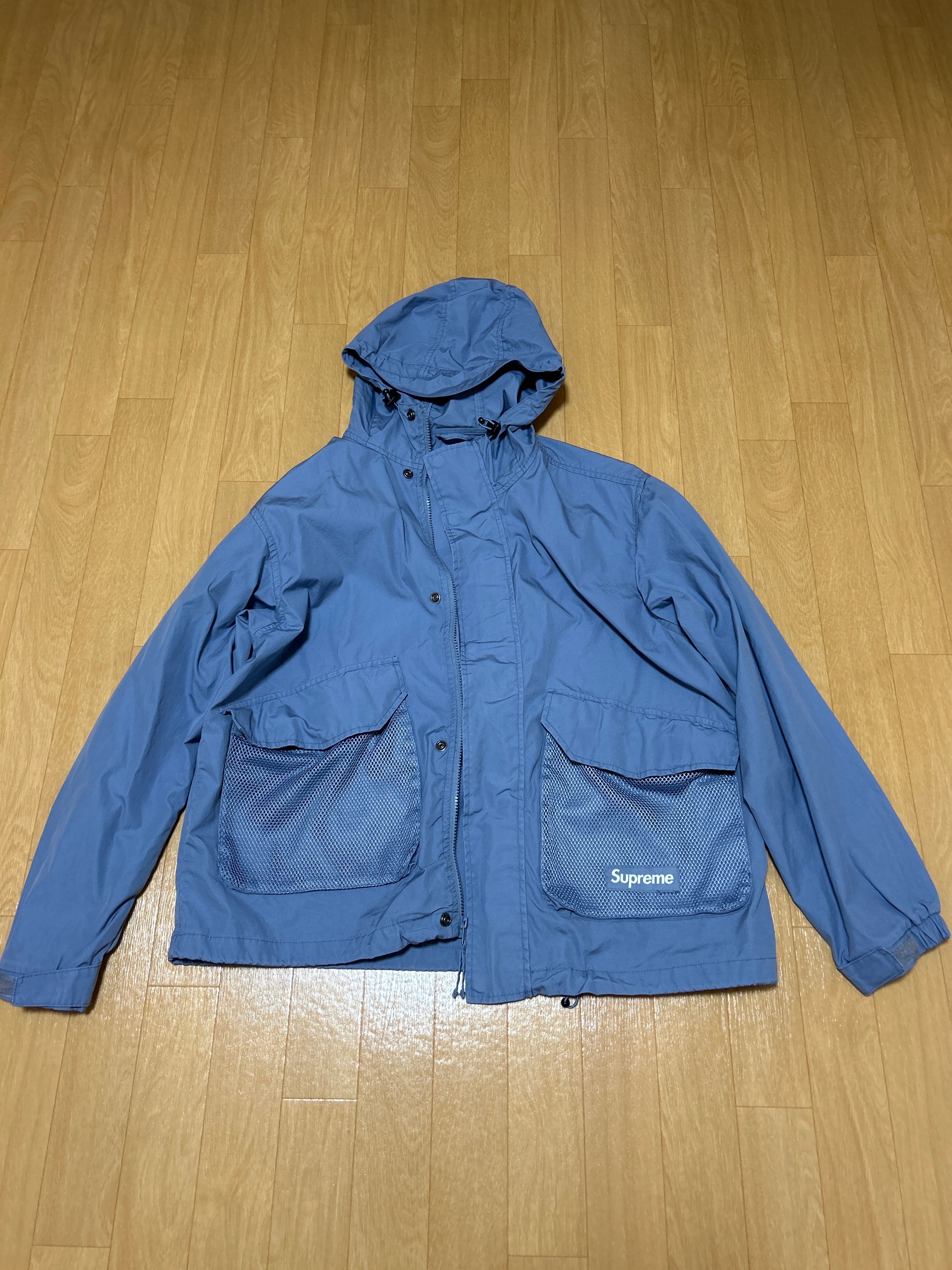 Supreme - Mesh Pocket Cargo Jacket M 水色 Supreme Mesh Pocket Cargo Jacket 