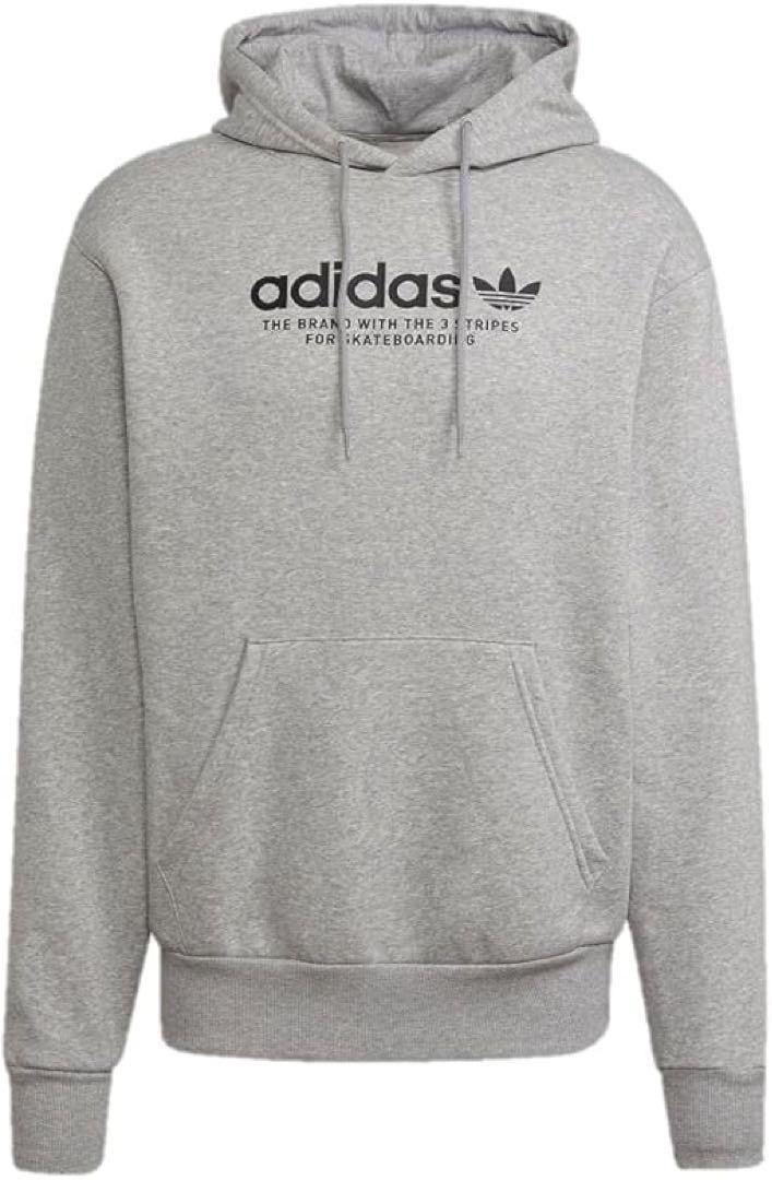 O アディダスオリジナルス スケードボーディング 4.0 パーカー グレー XL adidas originals SKATEBOARDING foodie