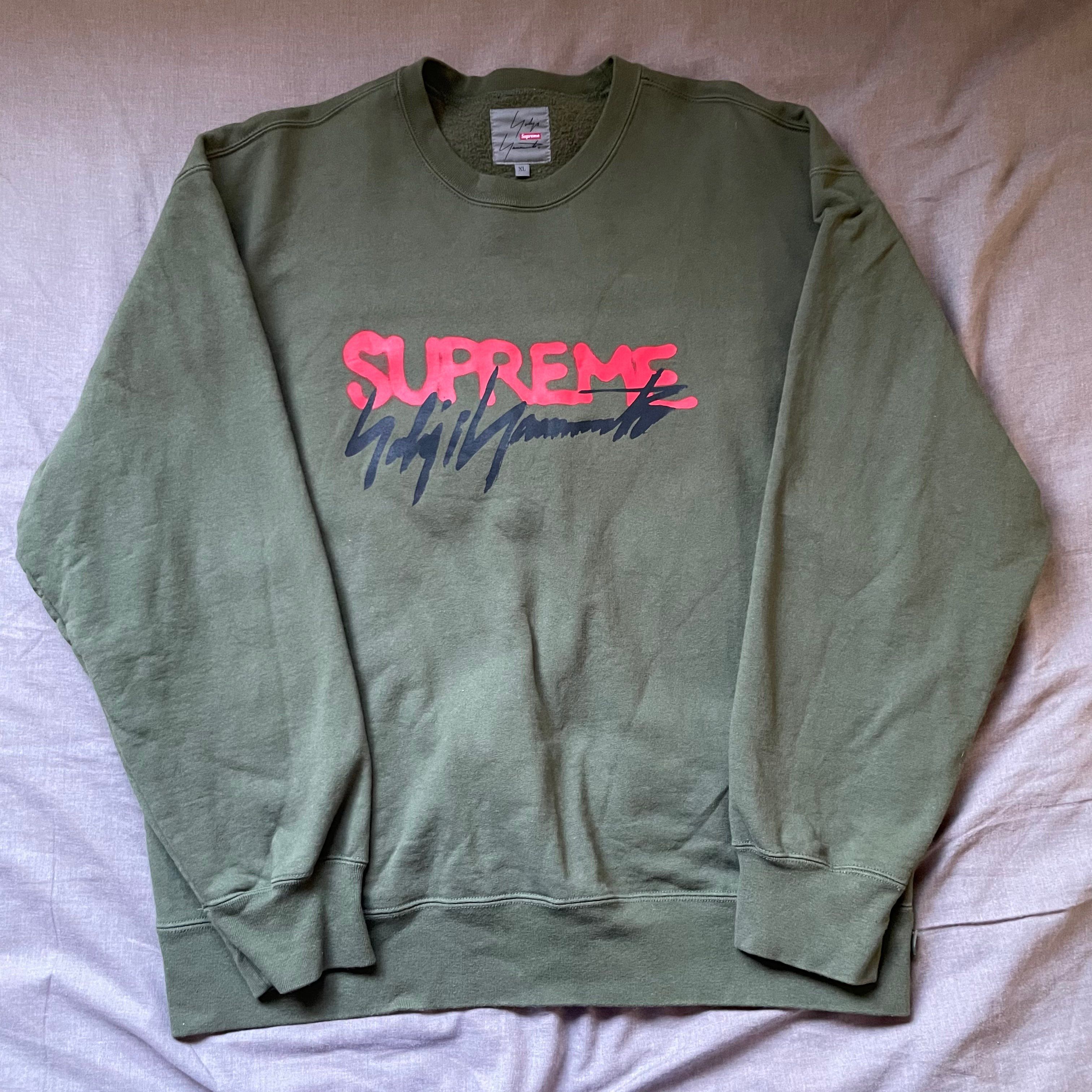Supreme x Yohji Yamamoto Crewneck "Olive"