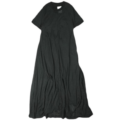 BEAMS Planets ビームス プラネッツ 日本製 THE BASIC シアー セットアップ ワンピース 69-26-0055-458 M BLACK ロング マキシ ドレス トップス g25894