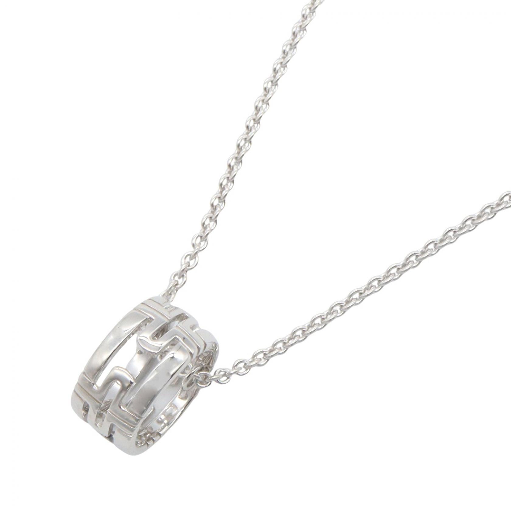ブルガリ BVLGARI パレンテシ ネックレス ネックレス ジュエリー K18WG(ホワイトゴールド) メンズ レディース シルバー系 【中古】