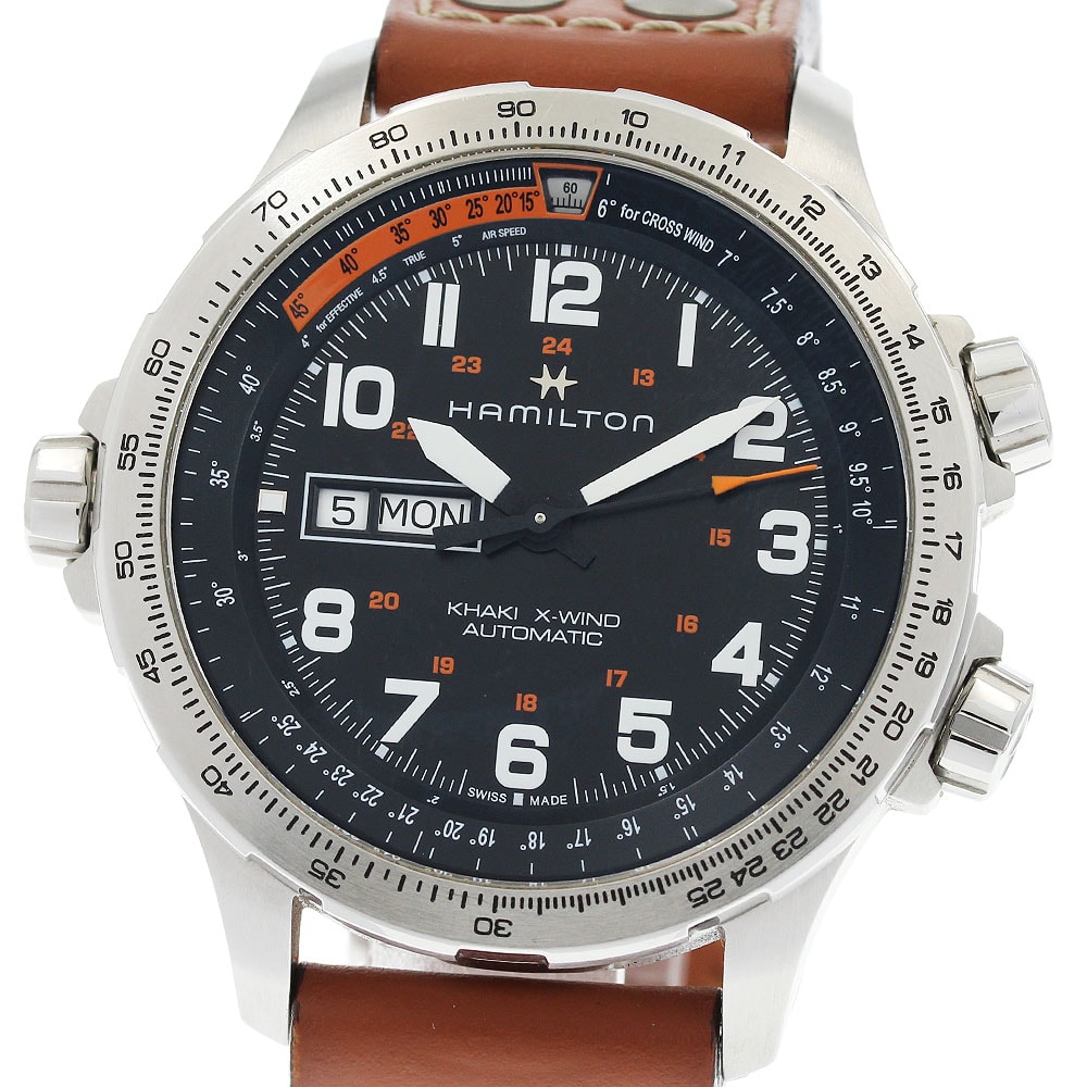 ☆良品 ハミルトン カーキ アビエーション X-ウィンド メンズ 【中古】