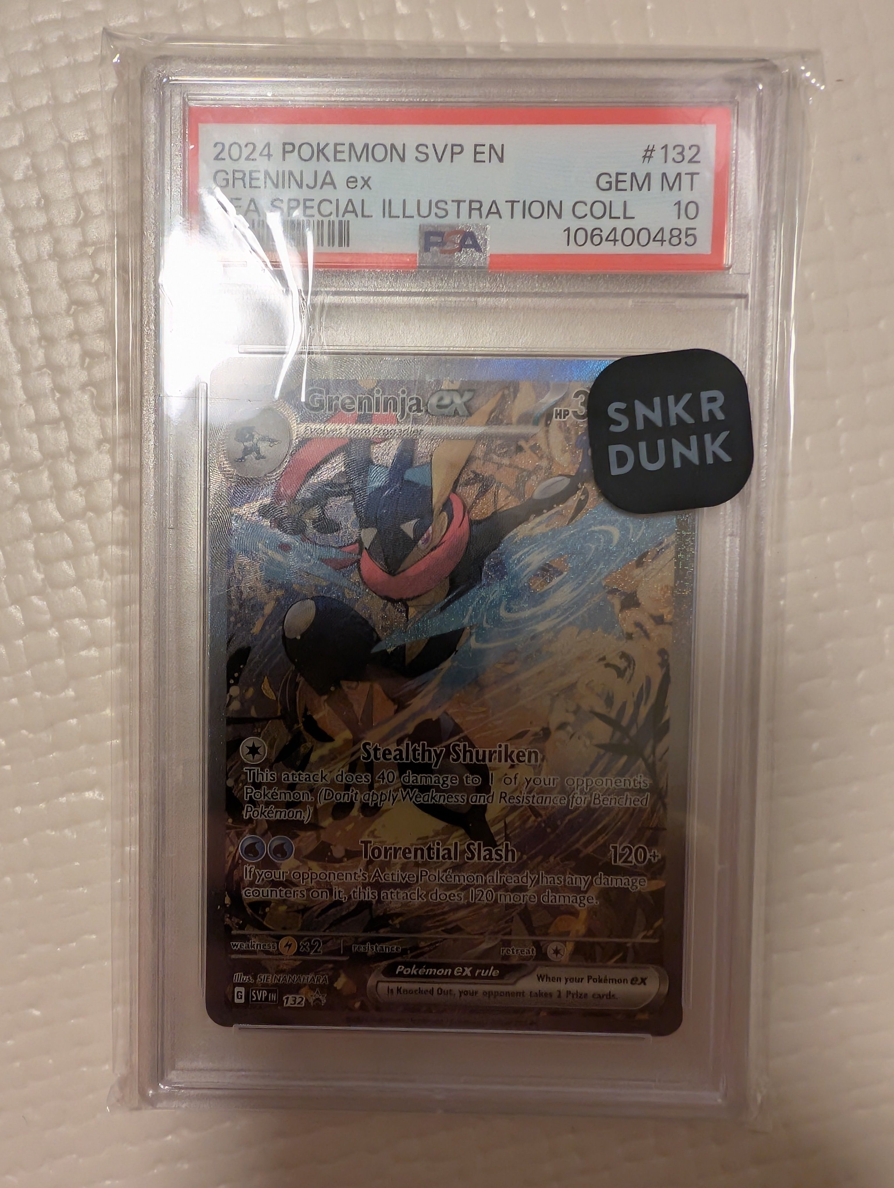 ゲッコウガex P [SVP EN 132]【英語版】(スカーレット&バイオレット「シュラウデッドフェイブル ゲッコウガex スペシャルイラストレーション コレクション」)