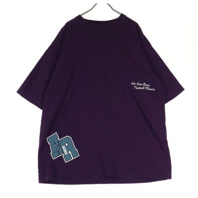 AVIREX アヴィレックス 両面プリント 半袖 Tシャツ XL パープル