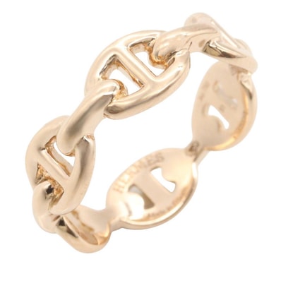 Hermes Chaine D'ancre Enchainee Ring PM "Rose Gold"
