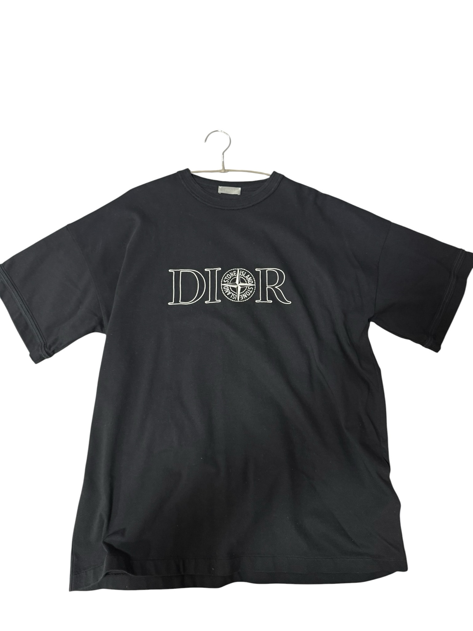 Dior x Stone Island T-shirt Cotton Jersey "Black"