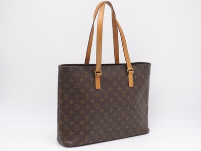 LOUIS VUITTON ルイ・ヴィトン モノグラム キャンバス ルコ M51155 ハンドバッグ ブラウン コーティングキャンバス レザー レディース